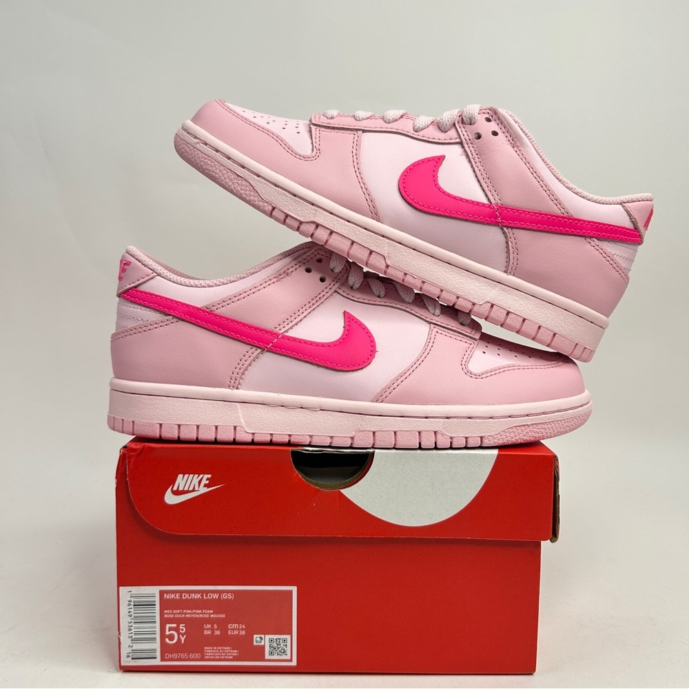 Nike Dunk Low GS “Triple Pink/Pink Panther” 2023 - Picture 1 of 4